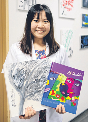 病患《画中有话》抒发心情