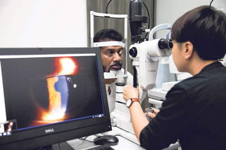Community eye clinics save patients a trip to hospital